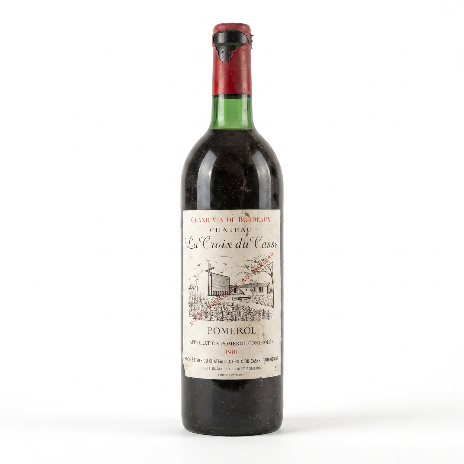 Société Civile du Chateau La Croix du Casse Chateau La Croix du Casse 1981 France