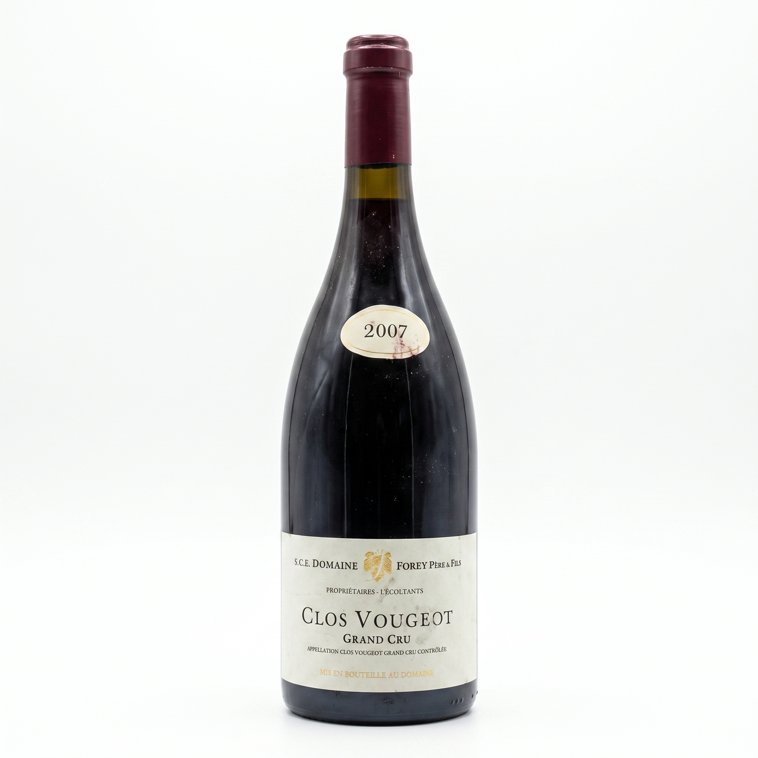 Domaine Forey Père & Fils Clos Vougeot Grand Cru 2007 France
