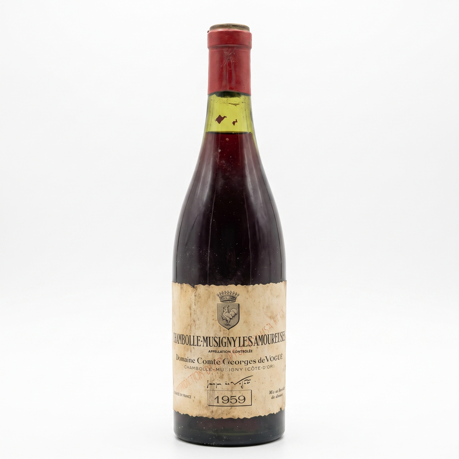 Domaine Comte Georges de Vogüé Chambolle-Musigny Les Amoureuses 1959 France